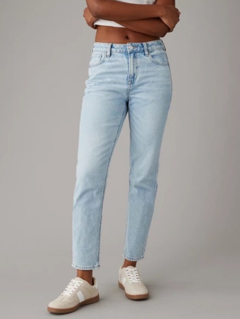 American Eagle Outfitters "Strigid" Light Blue Straight Leg Jeans